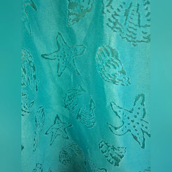 Alfred Dunner Turquoise Button-Down Shirt - Picture 6 of 10